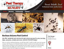 Tablet Screenshot of pesttherapy.com